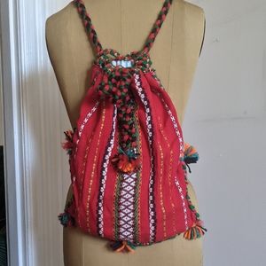 New! Drawstring backpack,handmade, from Azerbaijan
